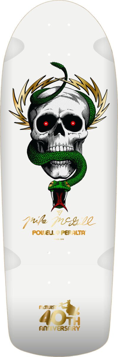 Mike McGill 40th Anniversary Limited edition x Powell Peralta Old School Skate deck - Garage Daze