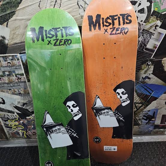 Misfits x Zero Ghost Stories Skateboard Deck Green - Garage Daze