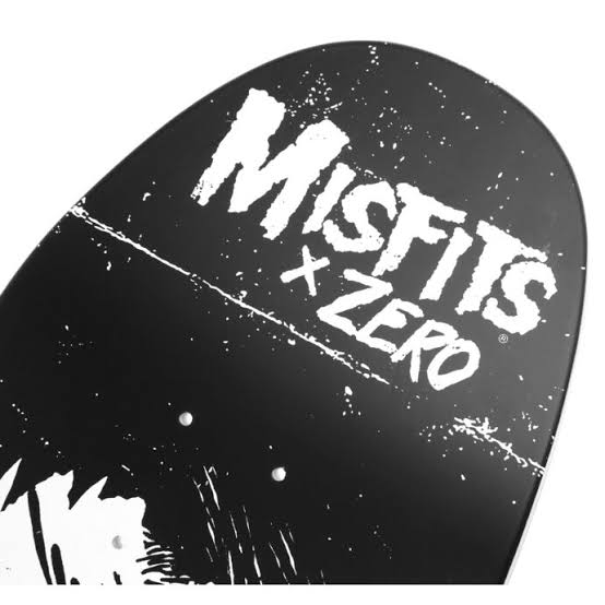 Zero Misfits Evil Eye 9.25 Yellow Cruiser skateboard deck - Garage Daze