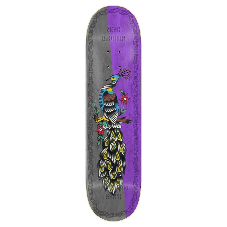 Zero X Stipo Dane Burman 8.25 Art Skateboard Deck - Garage Daze